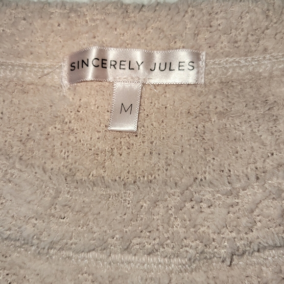 Sincerely Jules Crop Top Serpa Sweater Medium - Picture 3 of 5